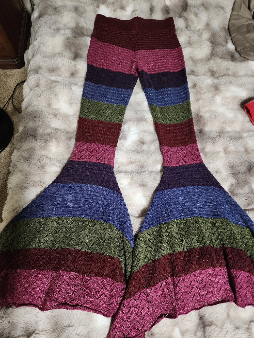 Dolls Kill/Current Mood Knit Flare Pants